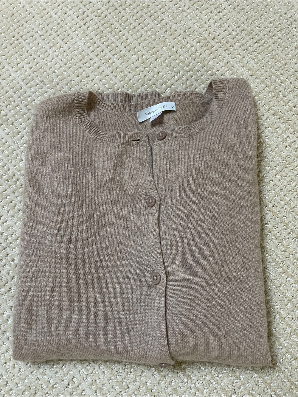 Garnet Hill Essential Retro Cashmere Cardigan